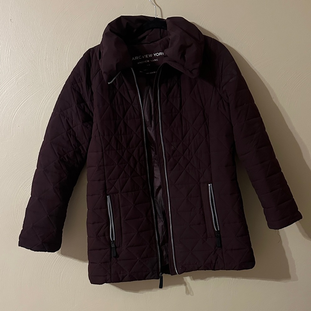 Marc New York Women's Puffer Jacket - Dark Purple